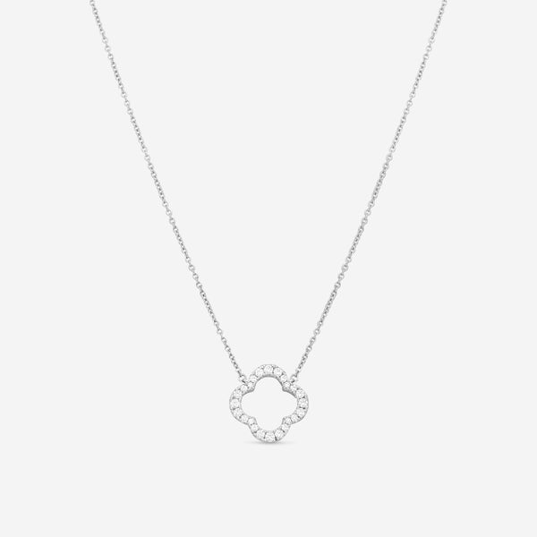 Hearts On Fire Signature 18K White Gold Diamond Petal Pendant HFPSIGP00348W - THE SOLIST