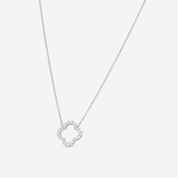 Hearts On Fire Signature 18K White Gold Diamond Petal Pendant HFPSIGP00348W - THE SOLIST