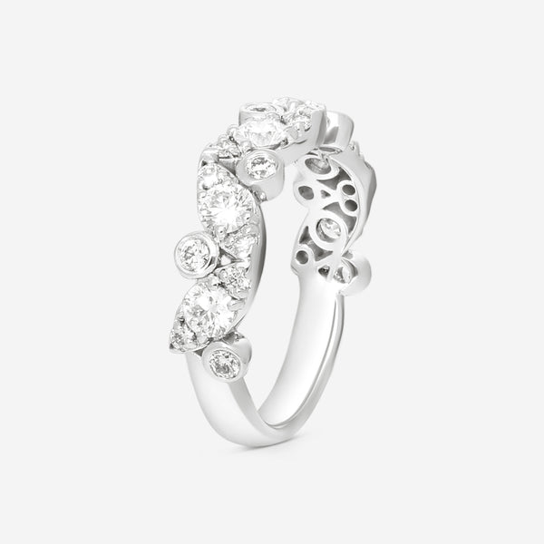 Hearts On Fire 18K White Gold Regal Bezel Diamond Ring Sz. 6.5 HBAREGBZ01208W-C - THE SOLIST