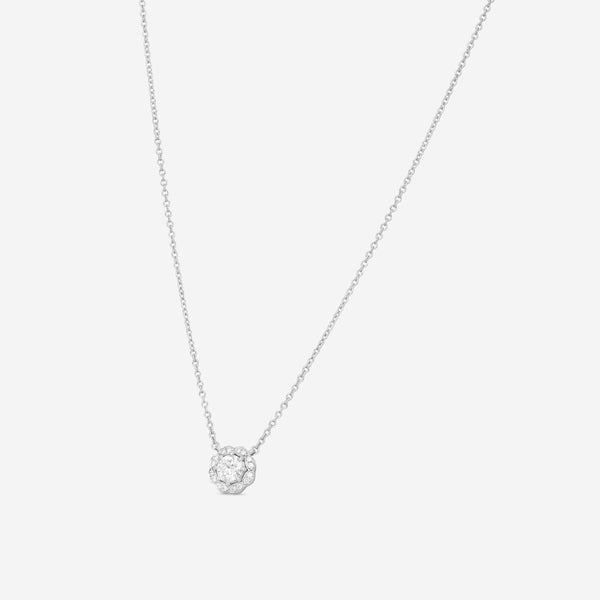 Hearts On Fire Lorelei 18K White Gold Diamond Halo Pendant HFPLORDIAH00508W - THE SOLIST