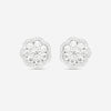 Hearts On Fire Aurora 18K White Gold Diamond Stud Earrings HFEAURC02478W-C - THE SOLIST