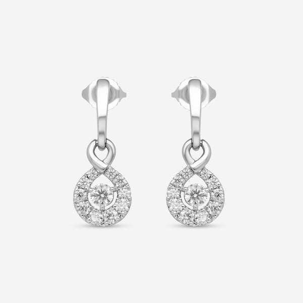 Hearts On Fire Optima 18K White Gold Diamond Drop Earrings HFEDOPD00908W - THE SOLIST