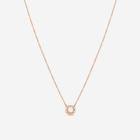 Hearts On Fire Lorelei 18K Rose Gold Diamond Halo Pendant HFPLORDIAH00508Y