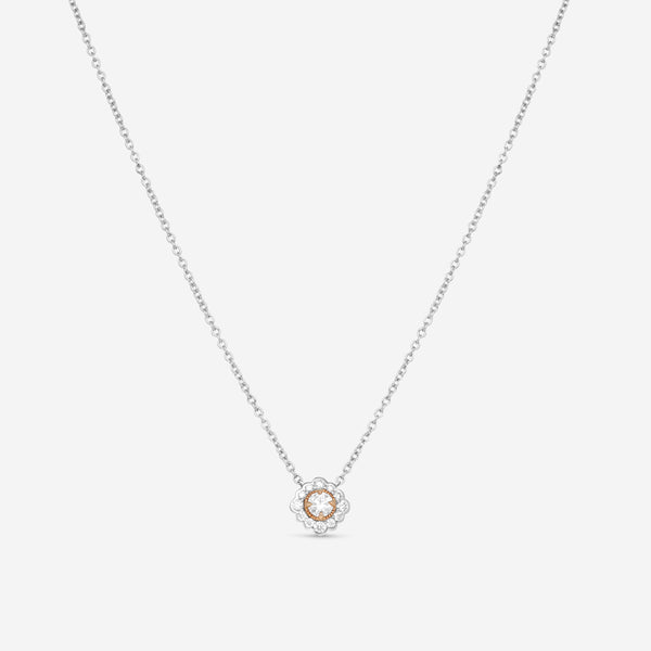 Hearts On Fire Liliana 18K Rose Gold & Platinum Flower Pendant HFPLILFLWR00288RP - THE SOLIST