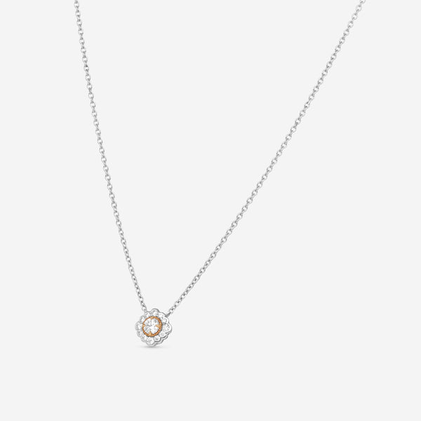 Hearts On Fire Liliana 18K Rose Gold & Platinum Flower Pendant HFPLILFLWR00288RP - THE SOLIST