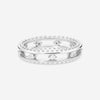 Hearts On Fire Sloane Picot 18K White Gold Floating Diamond Band Ring Sz. 6.5 HP-HBA75678W-Z65-C - THE SOLIST