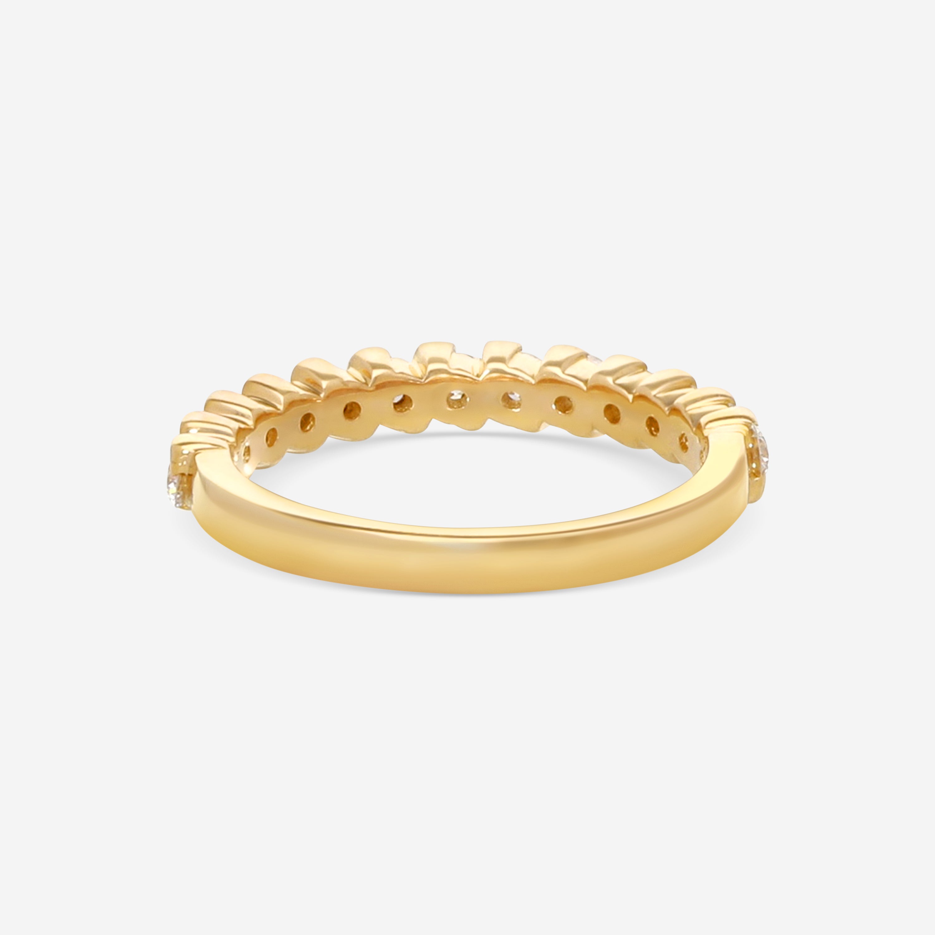 Hearts On Fire 18K Rose Gold Pointed Diamond Band Ring Sz. 6.25 HBAHOFP00658R-C - THE SOLIST