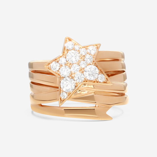 Hearts On Fire Illa 18K Rose Gold Wraparound Comet Ring Sz. 6.75 HFRILWC00608R - THE SOLIST