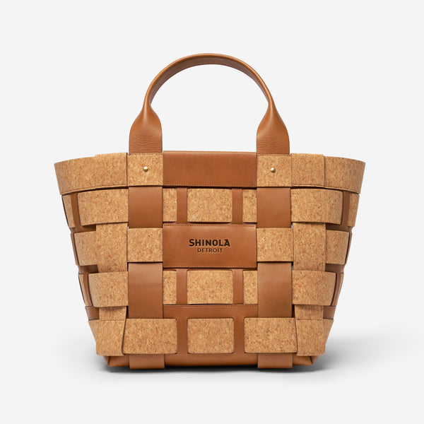 Shinola The Large Bixby Natural Cork Leather Basket Bag 20241941 - THE SOLIST