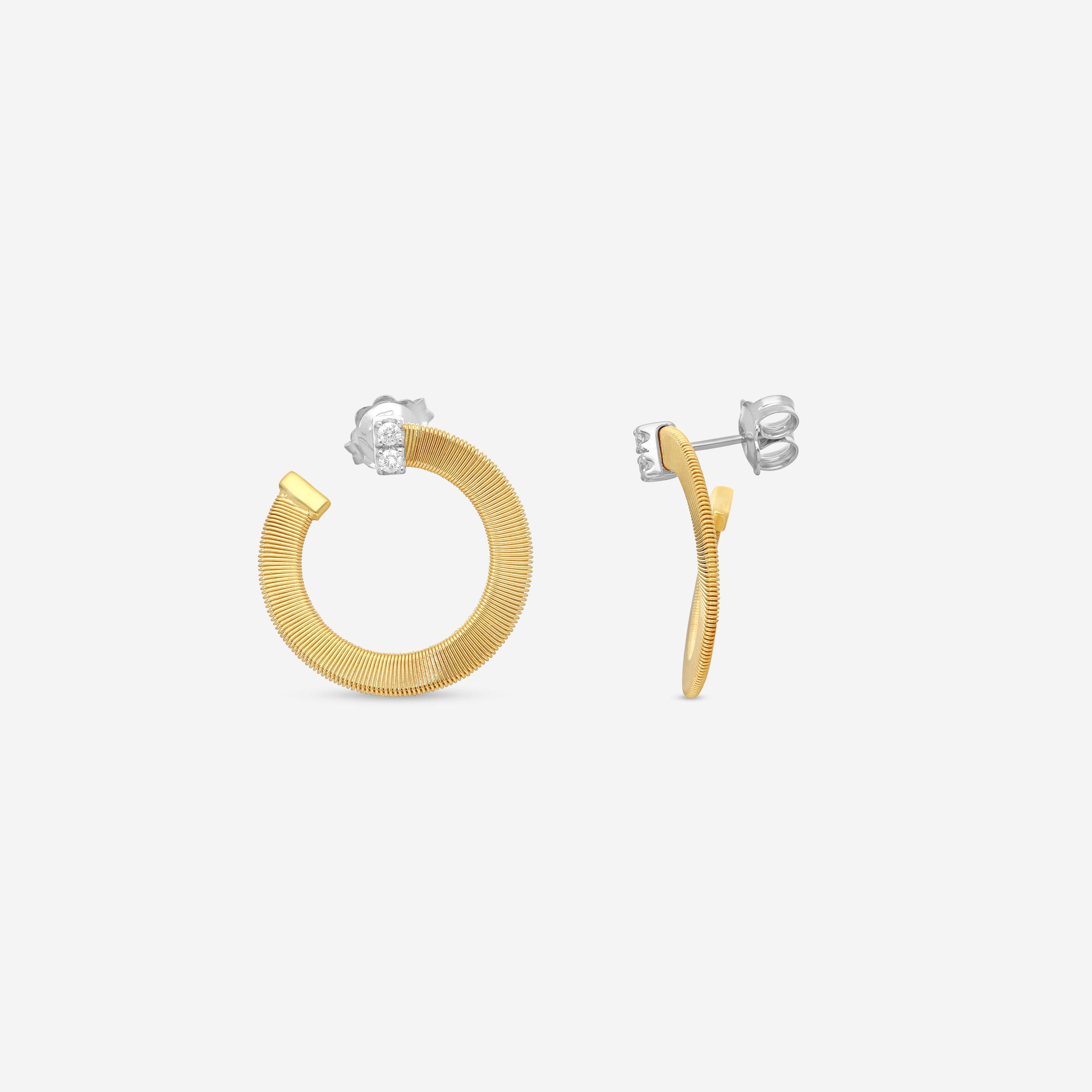 Marco Bicego Masai 18K Yellow & White Gold Drop Earrings OG376_B_YW_M5