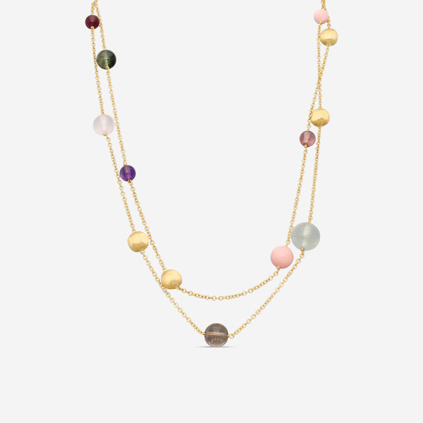 Marco Bicego Africa 18K Yellow Gold Mixed Gemstone Bracelet CB1686_MIX302_Y_02