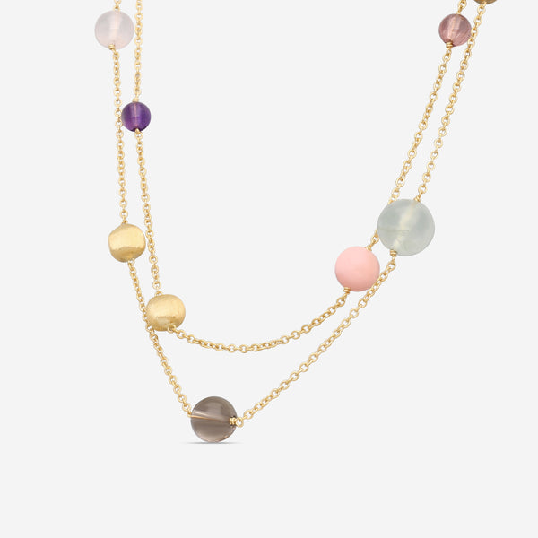 Marco Bicego Africa 18K Yellow Gold Mixed Gemstone Bracelet CB1686_MIX302_Y_02