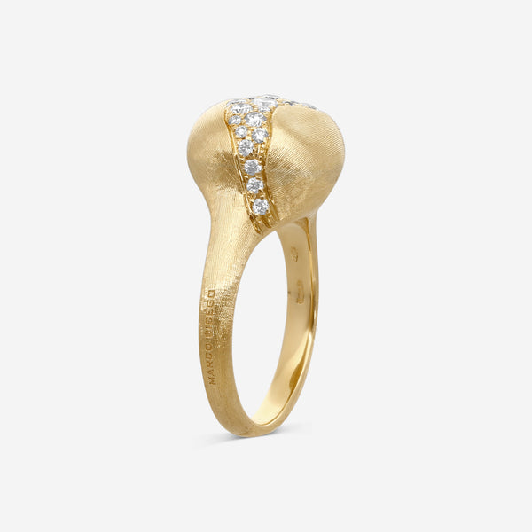 Marco Bicego Africa 18K Yellow Gold Diamond Statement Ring Sz. 7 AB592_B_Y_02