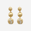 Marco Bicego Africa 18K Yellow Gold Diamond Drop Earrings OB1613_B_Y_02