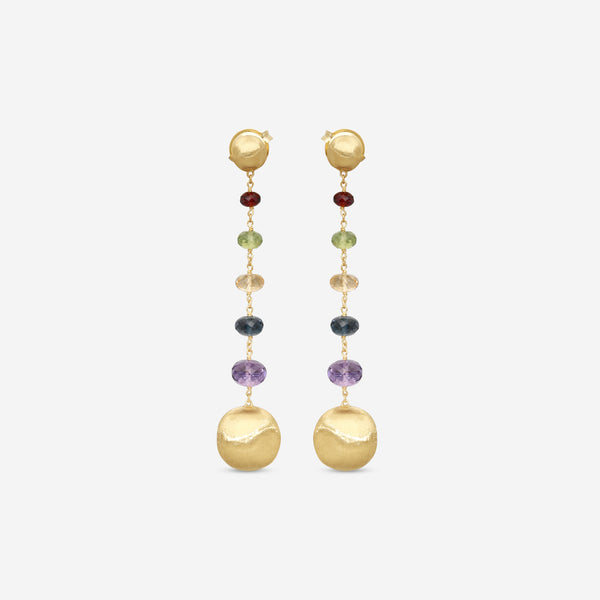 Marco Bicego Africa 18K Yellow Gold Diamond Drop Earrings OB1624_MIX02_Y_02