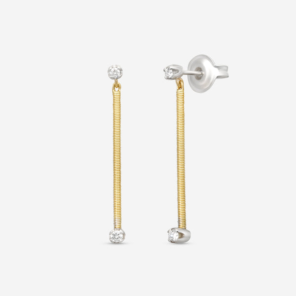Marco Bicego Bì49 18K Yellow Gold Diamond Drop Earrings OG363_B_YW_M5