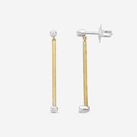 Marco Bicego Bì49 18K Yellow Gold Diamond Drop Earrings OG363_B_YW_M5