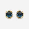Marco Bicego Jaipur 18K Yellow Gold Diamond & Blue Topaz Stud Earrings OB1626-B_TPL01_Y_02