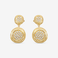 Marco Bicego Jaipur 18K Yellow Gold Diamond Drop Earrings OB1569_B1_Y_02
