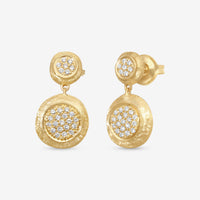 Marco Bicego Jaipur 18K Yellow Gold Diamond Drop Earrings OB1569_B1_Y_02