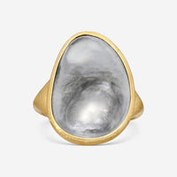 Marco Bicego Lunaria 18K Yellow Gold Statement Ring Sz. 6.5 AB565_MPB_Y_02