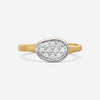 Marco Bicego Lunaria 18K Yellow & White Gold Statement Ring Sz. 7 AB622_B_YW_Q6