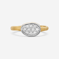 Marco Bicego Lunaria 18K Yellow & White Gold Statement Ring Sz. 7 AB622_B_YW_Q6