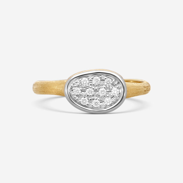 Marco Bicego Lunaria 18K Yellow & White Gold Statement Ring Sz. 7 AB622_B_YW_Q6