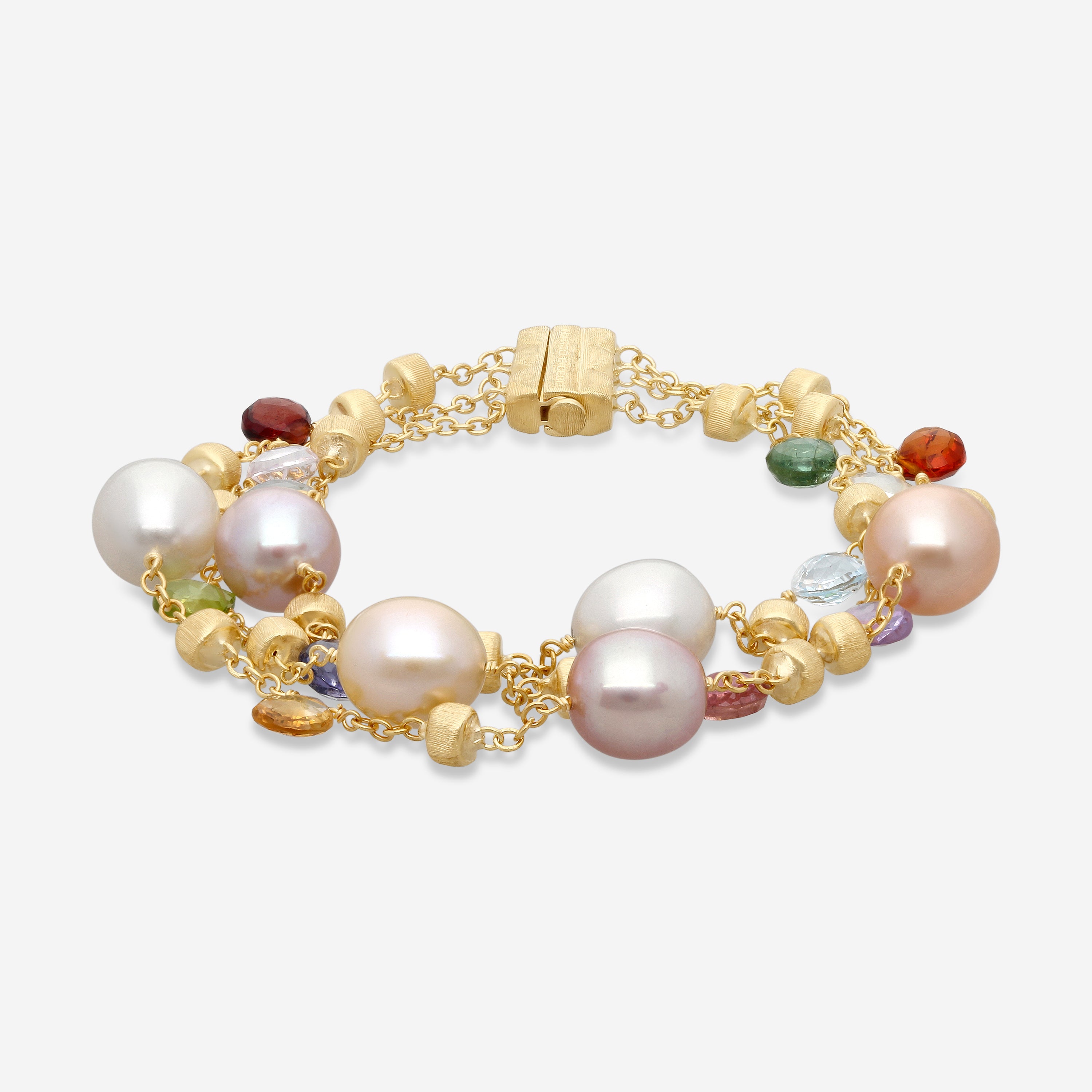 Marco Bicego Paradise 18K Yellow Gold Mixed Gemstone Bracelet BB954_MIX114_Y_02