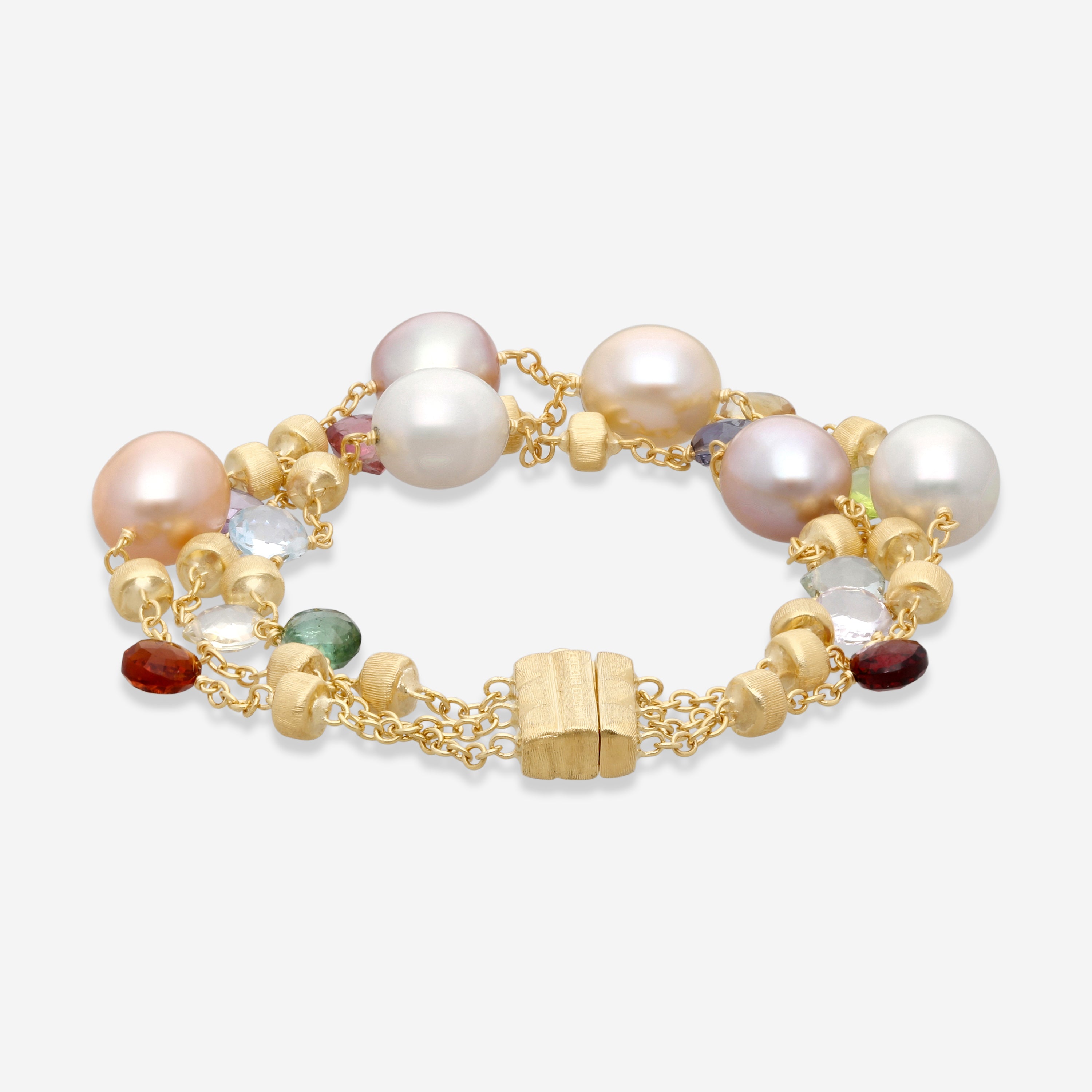Marco Bicego Paradise 18K Yellow Gold Mixed Gemstone Bracelet BB954_MIX114_Y_02