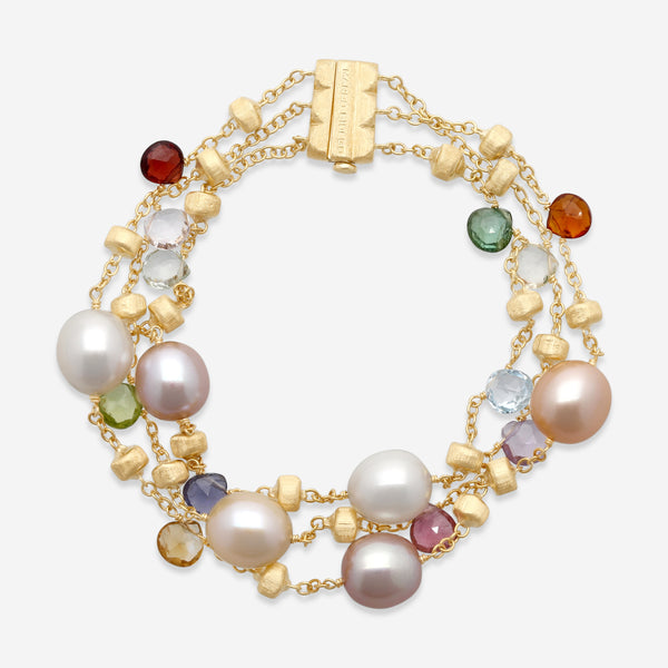 Marco Bicego Paradise 18K Yellow Gold Mixed Gemstone Bracelet BB954_MIX114_Y_02
