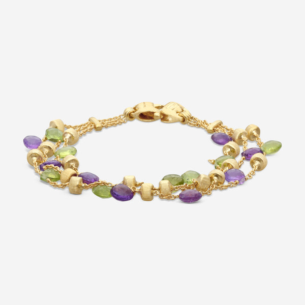 Marco Bicego Paradise 18K Yellow Gold Mixed Gemstone Charm Bracelet BB954_MIX08_Y_02