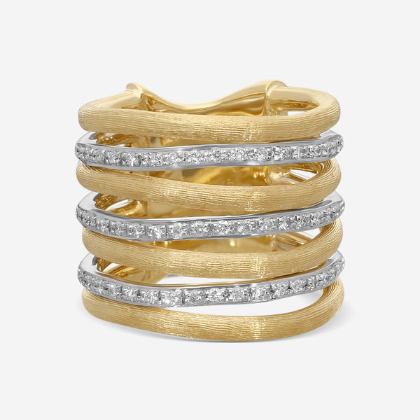 Marco Bicego Confetti Gemme 18K Yellow & White Gold Topaz Ring Sz. 6 AB480_B_YW_Q6