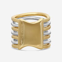 Marco Bicego Confetti Gemme 18K Yellow & White Gold Topaz Ring Sz. 6 AB480_B_YW_Q6