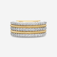 Marco Bicego Bì49 18K Yellow & White Gold Diamond Ring Sz. 6.5 AG352_B3_YW_M5