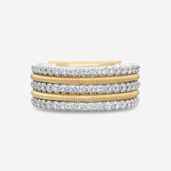 Marco Bicego Bì49 18K Yellow & White Gold Diamond Ring Sz. 6.5 AG352_B3_YW_M5