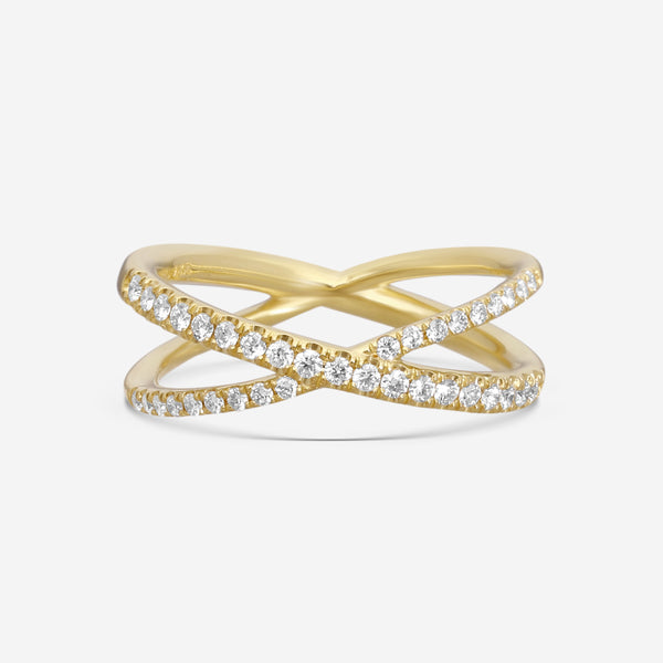 Roberto Coin 18K Yellow Gold Diamond Ring Sz. 6.5 000059AY65X0