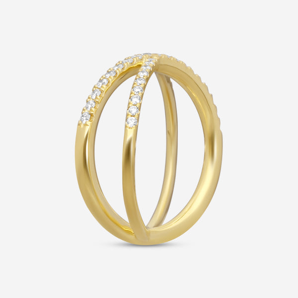 Roberto Coin 18K Yellow Gold Diamond Ring Sz. 6.5 000059AY65X0