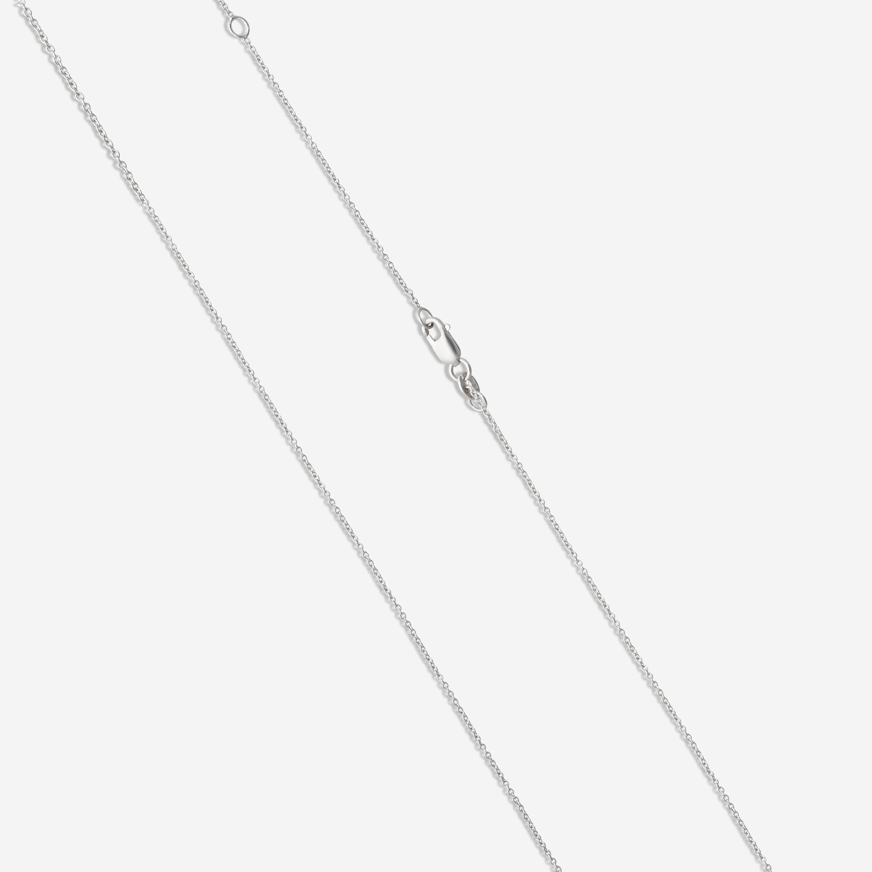 Roberto Coin 18K White Gold Diamond Pendant Necklace 000141AWCHX0