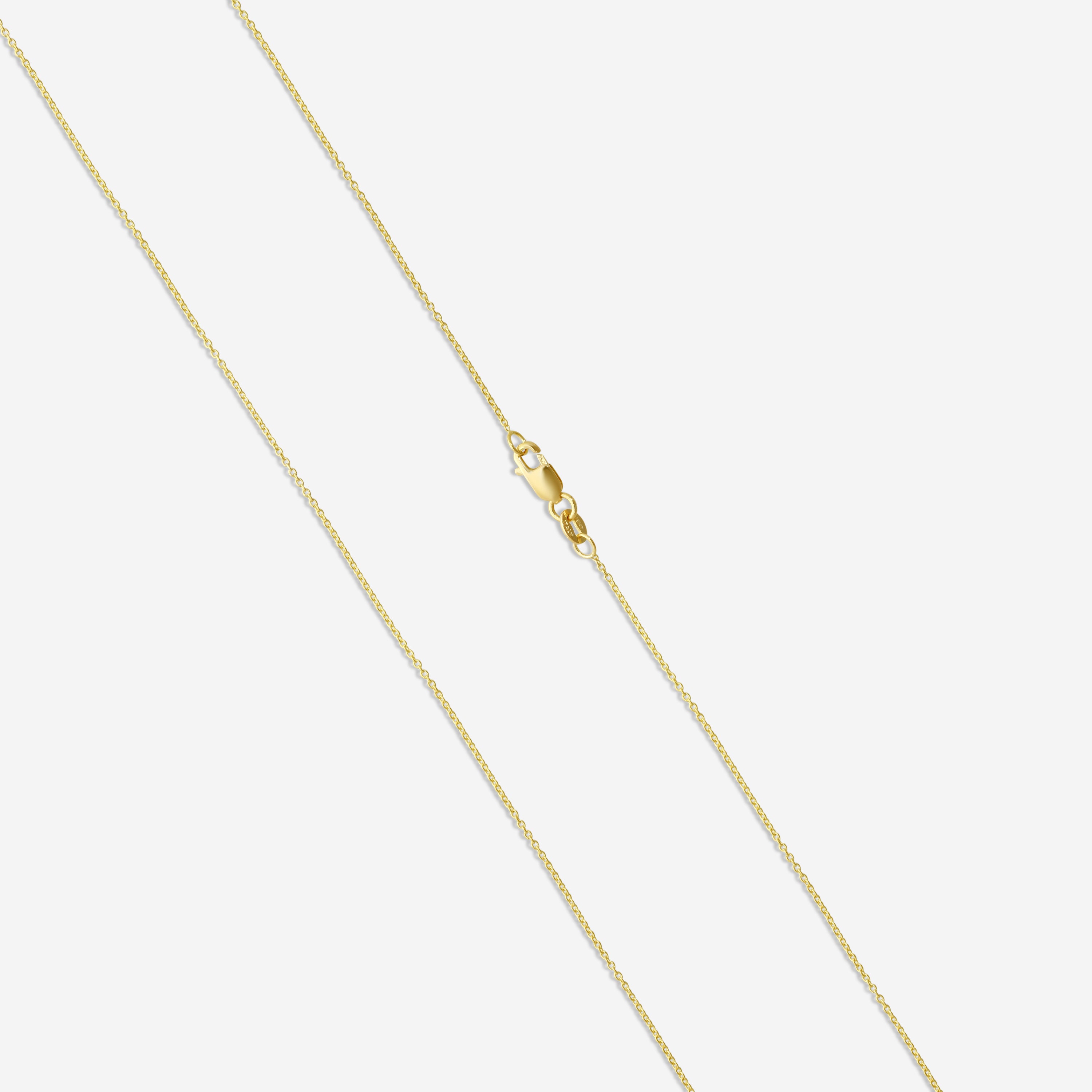Roberto Coin 18K Yellow Gold Diamond & Blue Sapphire Pendant Necklace 000701AYCHXS