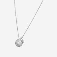 Roberto Coin 18K White Gold Diamond Peach Pendant Necklace 000902AWCHX0