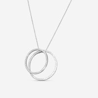 Roberto Coin 18K White Gold Diamond Pendant Necklace 001040AWCHX0