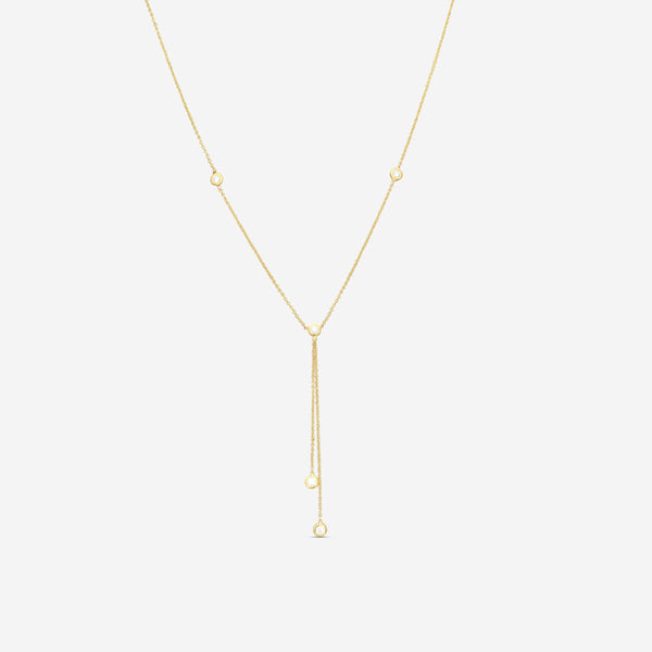 Roberto Coin 18K Yellow Gold Diamond Lariat Necklace 001314AYCHD0