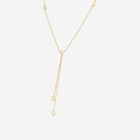 Roberto Coin 18K Yellow Gold Diamond Lariat Necklace 001314AYCHD0