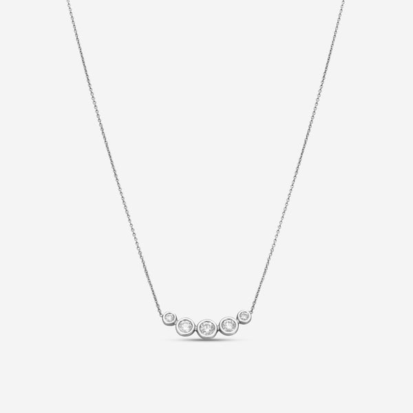 Roberto Coin 18K White Gold Diamond Necklace 111023AWCHX0