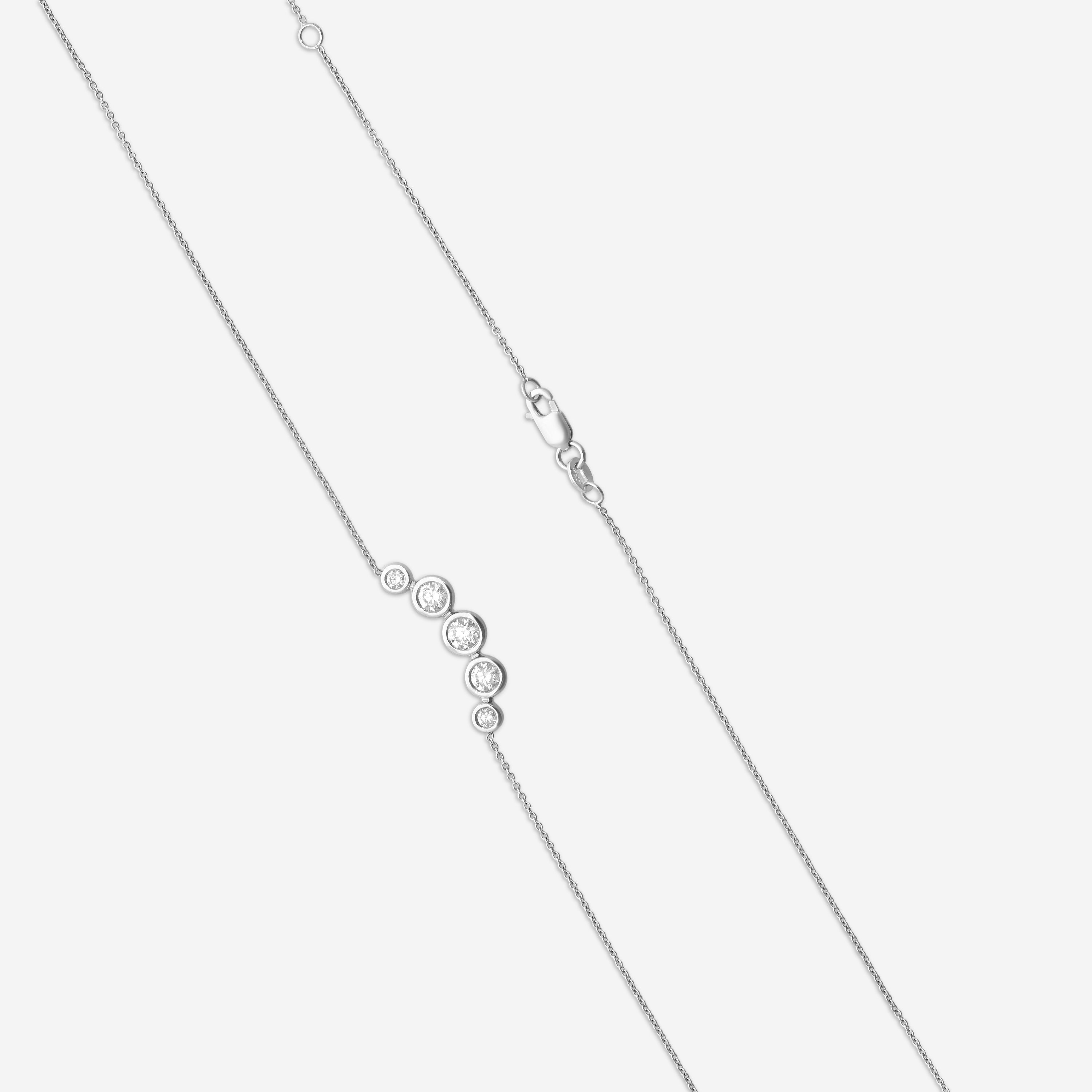 Roberto Coin 18K White Gold Diamond Necklace 111023AWCHX0