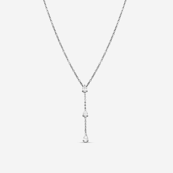 Roberto Coin 18K White Gold Diamond Lariat Necklace 111450AWCHX0