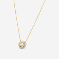 Roberto Coin Siena 18K Yellow & White Gold Diamond Pendant Necklace 111476AJCHX0