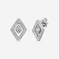 Roberto Coin 18K White Gold Diamond Stud Earrings 111481AWERX0