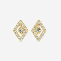 Roberto Coin 18K Yellow Gold Diamond Stud Earrings 111481AYERX0